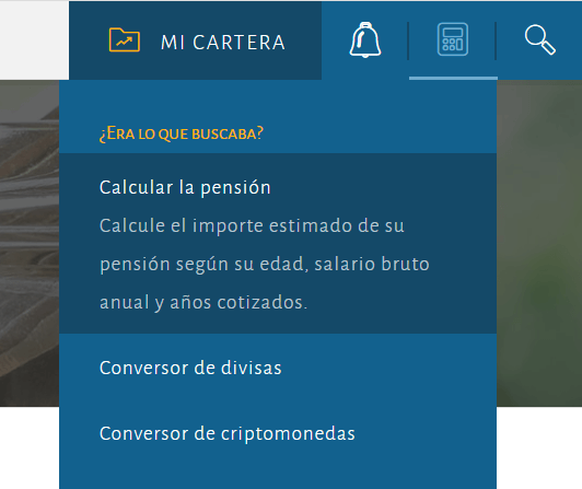 Utilice la calculadora de pensiones de nuestra web y planifique su ahorro de cara a la jubilación.